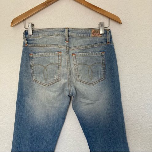 Paris Blues Y2K Stone Washed Low Rise Flare Jeans Size 27 - $29 - From  Genesis