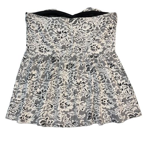 Floral Lace - Black/Beige