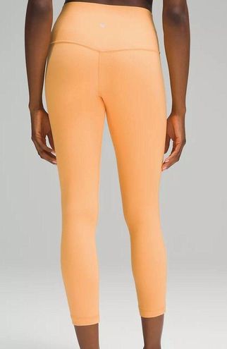 Lululemon Align Ribbed High Rise Pant 25 Mango Dream Size 4 NWT Orange -  $118 New With Tags - From MyArt