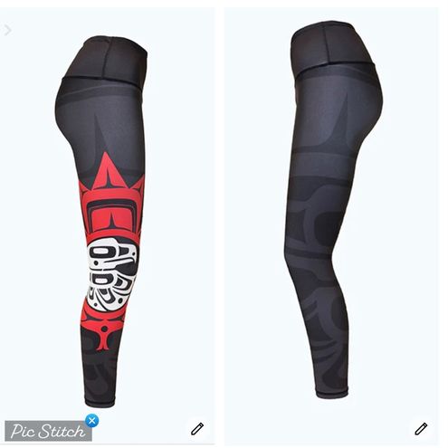 Nominou Maple Leaf Black Leggings Size XS - $36 - From Bambi