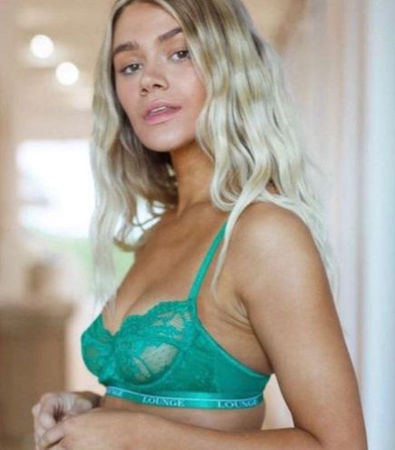 Lounge Underwear Emerald Blossom Balcony Bra 34E Size undefined - $45 New  With Tags - From Beadsatbp