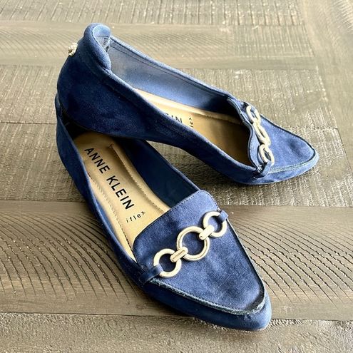 Navy blue cheap anne klein shoes