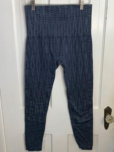 Spanx Look At Me Now Leggings Indigo Geo Size 2X NEW