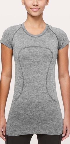 Lululemon Swiftly Tech Short Sleeve Crew *Sparkle - Black / White