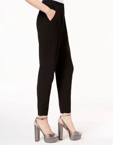 Rachel Zoe Womens Pull on Dress Pants Leggings, Black, 8