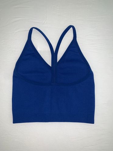 Set Active Sculptflex Ribbed V Bra (Strike) Blue - $27 (52% Off Retail) -  From Olivia