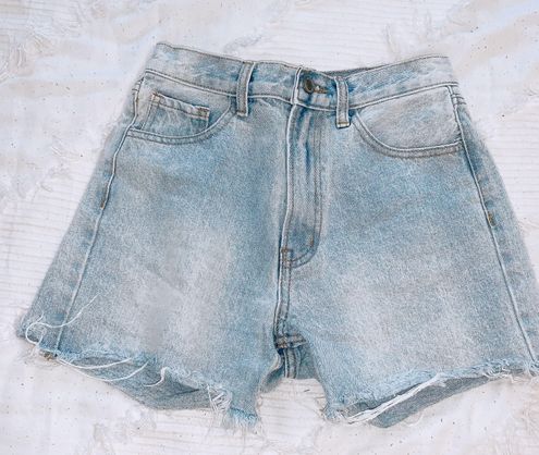 Molly Light Denim Shorts  Brandy Melville Womens Denim - The