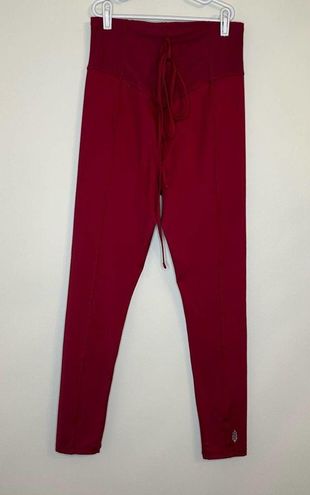 Free People Movement Avery Leggings in Canyon Red Size Small - $41