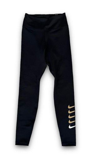 Nike 7/8 tights DRI-FIT SWOOSH RUN in black