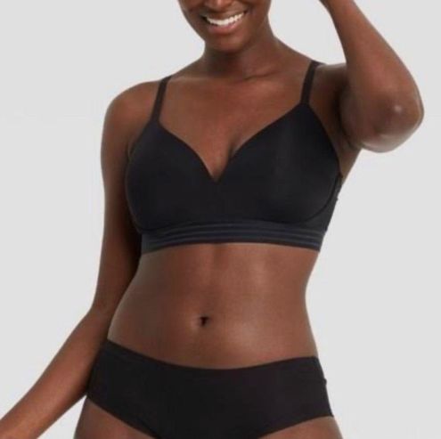 Target Auden black push up wireless bra black 38DD adjustable