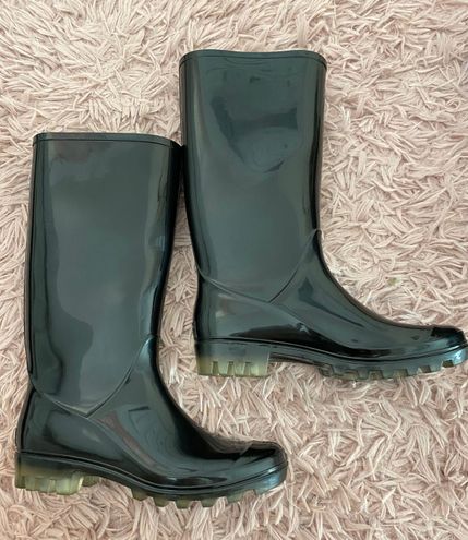 Coach Rain Boots Black Size 6 - $30 - From Diana