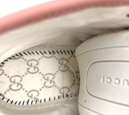 Gucci Original GG Logo Monogram Pink High Top Sneakers (Authenticated), EU  36.5 Size 7 - $404 (47% Off Retail) - From Pauline