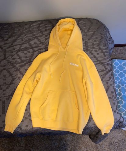 Sisters yellow clearance hoodie