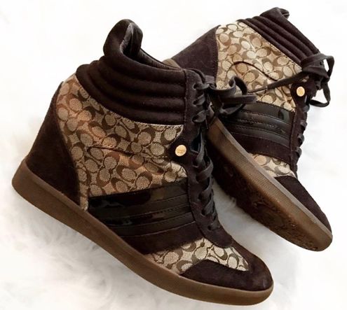 coach alara wedge sneakers