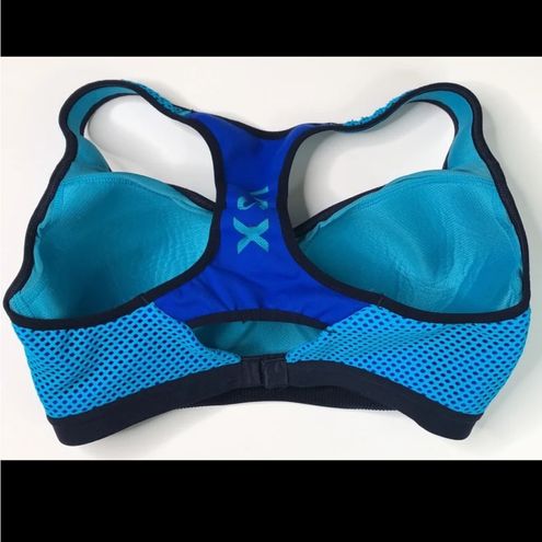 Victoria's Secret Victoria Secret Sport Blue Fishnet Sports Bra Size 34D -  $20 - From Sunny