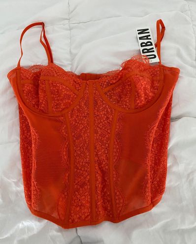 Urban Outfitters Corset Top Orange Size XL - $65 New With Tags - From Lyla