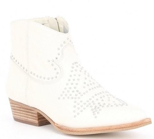 gianni bini white booties