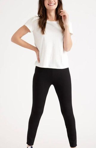 Quince Ultra-Stretch Ponte Skinny Pant, Black, Small, NWT - $26