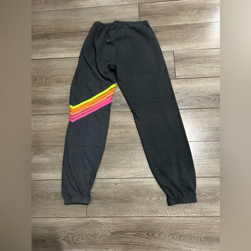 Aviator Nation Neon Chevron Bolt Sweatpants - $98 - From M