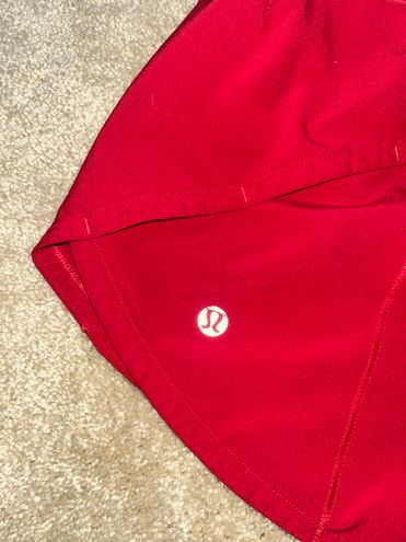 Lululemon Speed Up Mid-Rise Lined Short 4” Red Size 6 - $32 (52% Off  Retail) - From micayla