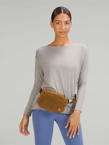 Lululemon Everywhere Fleece Belt Bag Burnt Caramel Brown - $81 New