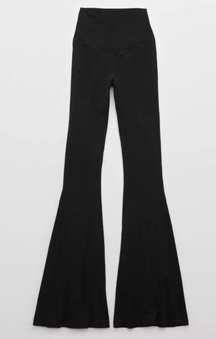 OFFLINE Real Me High Waisted Crossover Rib Super Flare Legging