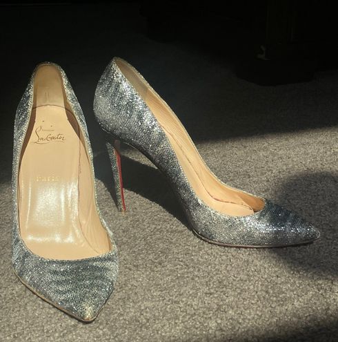 glitter louboutin heels