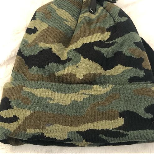 NFL Buffalo Bills Salute To Service Military Camo Knit Hat And Glove Set