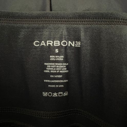 Carbon 38 Black High Waisted 7/8 Legging in Takara Shine Size Small - $75 ( 41% Off Retail) - From Callie