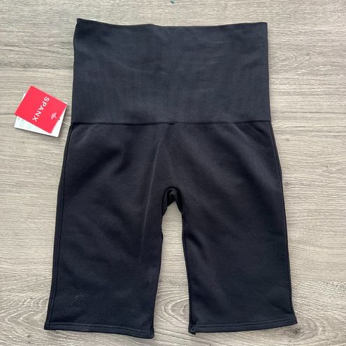 Women's SPANX Black 50180r Look at Me Now Seamless Bike Shorts