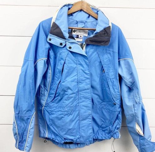 Columbia Core Interchange Jacket Snow Ski Winter Blue Women Size