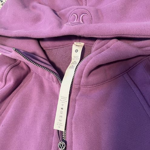 Lululemon Scuba Oversized 1/2 Zip Hoodie Wisteria Purple **RARE