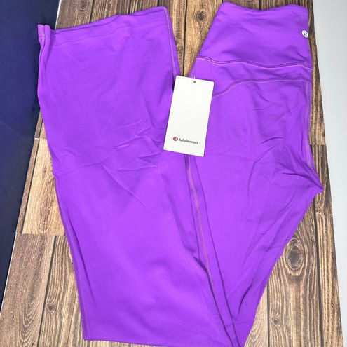 Lululemon Groove Super-High-Rise Flared Pant Nulu Magenta Purple Size 6