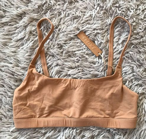 SKIMS - FITS EVERYBODY Scoop Neck Bra in Ochre -Large -NWT (BR-SCN-2025) 