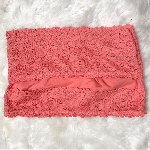 Aerie Longline Coral Lace Bandeau Bralette Size Small - $17 - From Megan