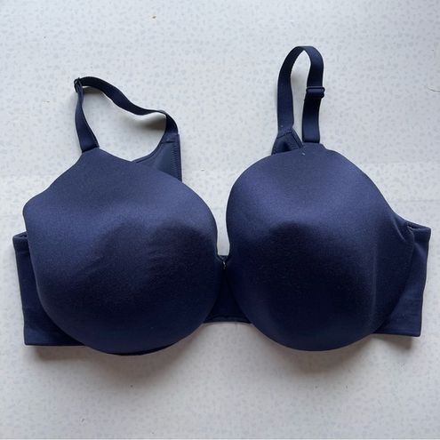 Cacique Navy Lightly Line Full Coverage Bra Size 42DD - $19 - From Paige