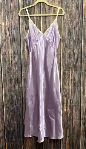 Jones New York Purple Satin Nightgown Size L 20 From Nicole