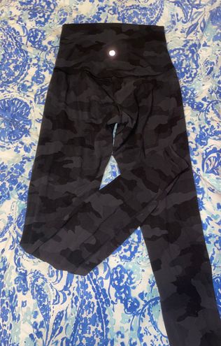 Lululemon Black Camo Super High Rise Align Leggings 🖤🏴‍☠️ Size 4 - $22 -  From Pheonix