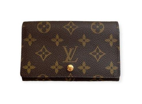 Louis Vuitton Porte Monnaie Tresor Wallet Monogram Canvas Authentic - $265  - From Anna