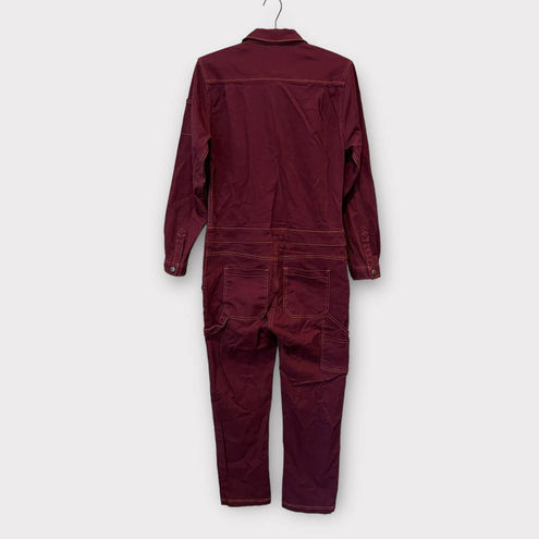 WILDFANG The Essential Overdyed Coveralls (S) Red - $135 - From Aubree