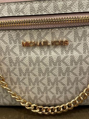 Michael Kors Jet Set Large Logo Crossbody Bag Pink Size One Size - $192  (51% Off Retail) - From PAMELA