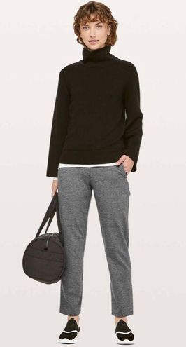 Lululemon On The Move Pant Ponte 10 Heathered Core Dark Grey - $58