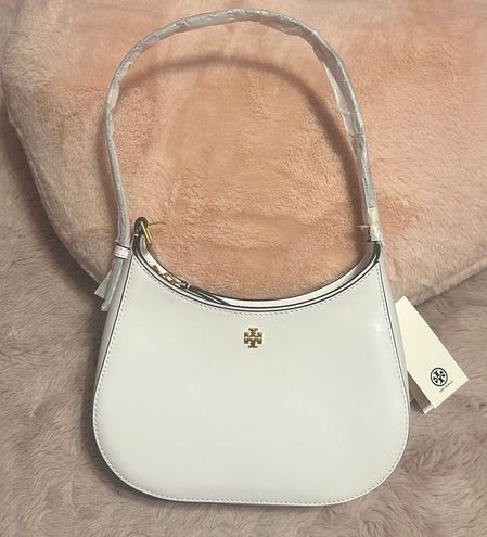 Tory Burch Pine Tree Emerson Zip Patent Leather Shoulder Bag