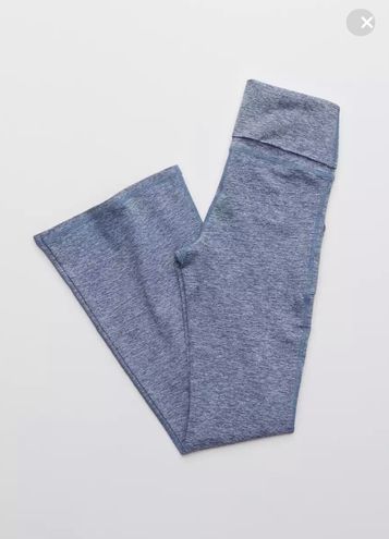 Aerie XL SHORT OFFLINE By The Hugger High Waisted Foldover Flare Legging  Blue - $27 (50% Off Retail) New With Tags - From Delilahs