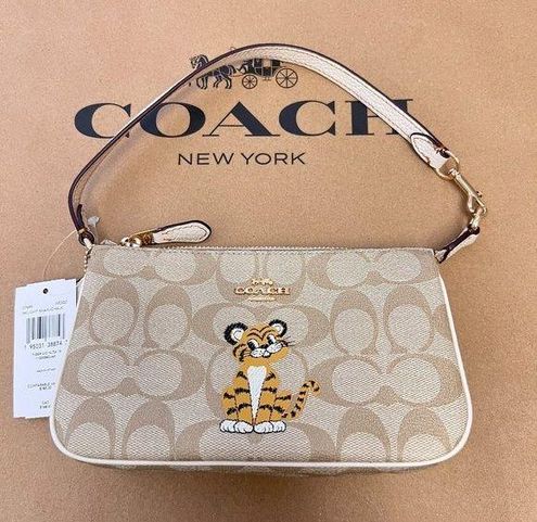 Coach Nolita 19 in Signature Canvas with Tiger