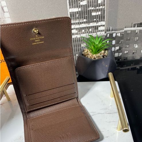 Louis Vuitton Authentic Mini Lin Wallet - $238 - From Vonna