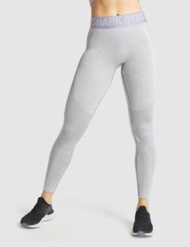 Gymshark Flex Leggings - Light Grey Marl/Blue Gray Size M - $30 (21% Retail) - From Cindy