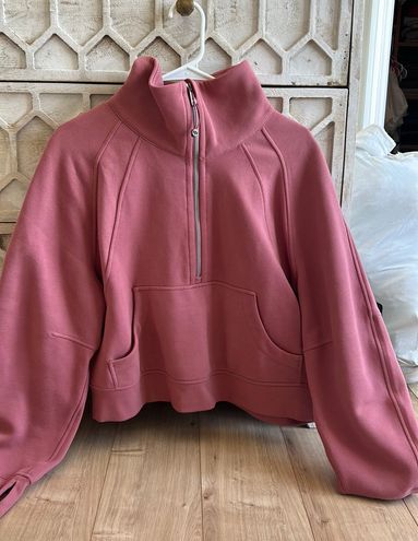 Lululemon Scuba Oversized Half-zip Hoodie In Brier Rose