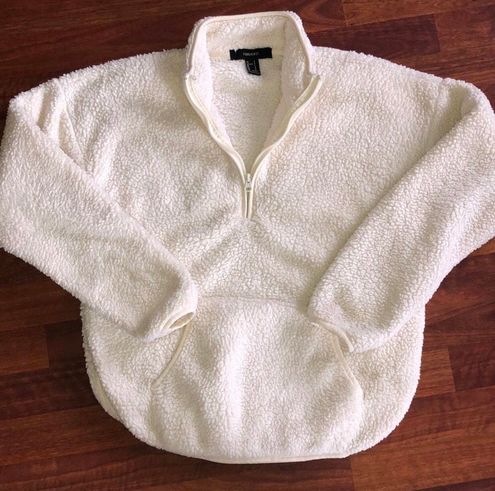Forever 21 Sherpa Zip Up Pullover - $20 