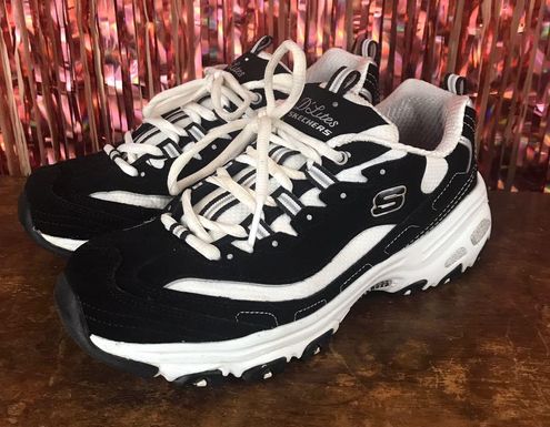 Skechers D'Lites Stride Ahead Sneaker 7.5 Black $36 (52% Off Retail) - From revivalhousevintage